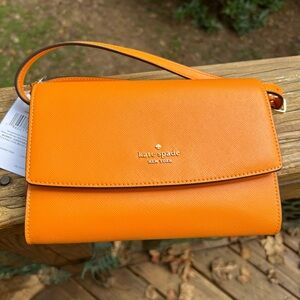 Kate Spade Vibrant Orange Crossbody Bag NWT